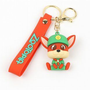 Брелок Nick Wilde &laquo;Zootopia&raquo; (Нік Крутихвіст, "Зоотрополіс" Дісней) помаранчовий 0569 фото