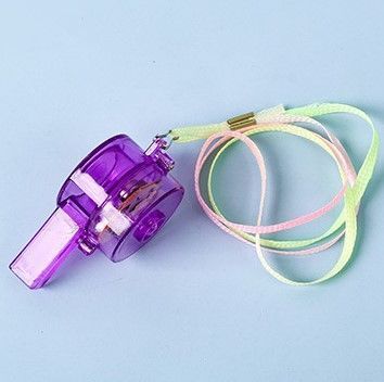 Свисток дитячий з LED-підсвіткою 3х6см фіолетовий 0280 фото