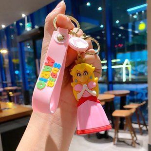 Брелок princess Peach "Super Mario" (принцесса Пич "Супер Марио") розовый 091 фото