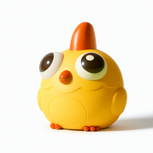 Игрушка-антистресс с выпуклыми глазами Цыпленок &laquo;Squeeze Pop Up Eyes&raquo;, желтый, резина/силикон, 6&times;8 см 0243 фото
