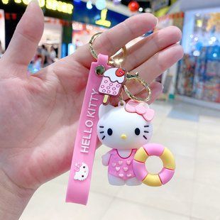 Брелок "Hello Kitty" ("Хелло Китти" sea ​​vacation) розовый 095 фото