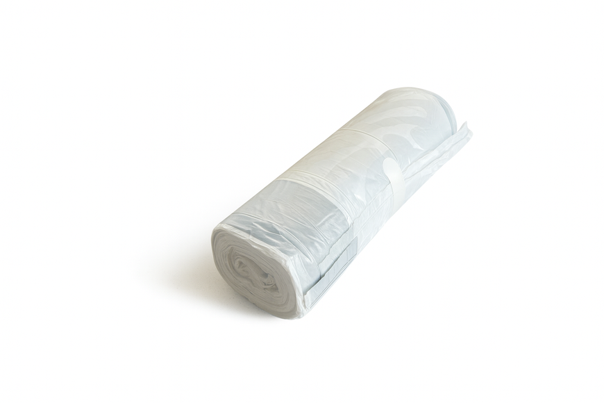 Пакеты для мусора Panda с завязками, 15 л, 45&times;50 см, HDPE, черный, рулон 0684 фото