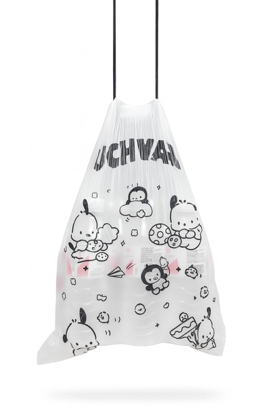 Пакеты для мусора Cat с завязками, 15 л, 45&times;50 см, HDPE, черный, рулон 0686 фото