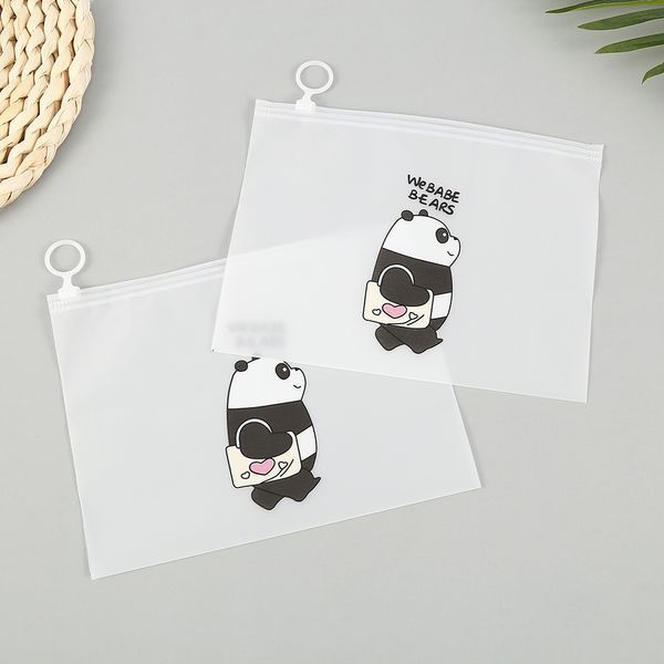 Папка прозора, пенал, косметичка, з бігунком А5 Pan Pan "We Bare Bears" ( Пан Пам &laquo;Ми звичайні ведмеді&raquo;) 0589 фото