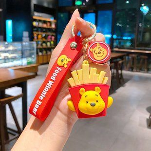 Брелок Winnie the Pooh "Disney" (Вінні Пух "Дісней" картопля фрі) жовтий 0104 фото