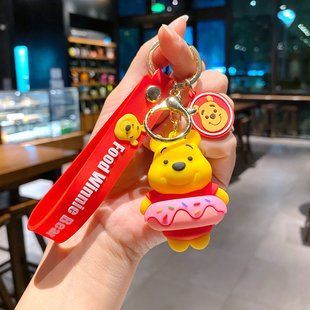 Брелок Winnie the Pooh "Disney" (Вінні Пух "Дісней" пончик) жовтий 0106 фото
