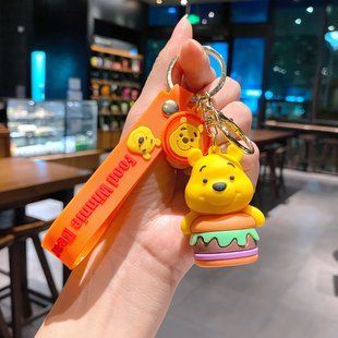 Брелок Winnie the Pooh "Disney" (Винни Пух "Дисней" бургер) жёлтый 0107 фото