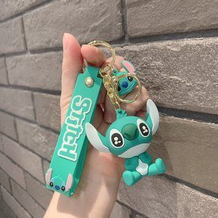 Брелок Stitch "Lilo & Stitch" Disney (Стич "Лило и Стич") зелёный 008 фото