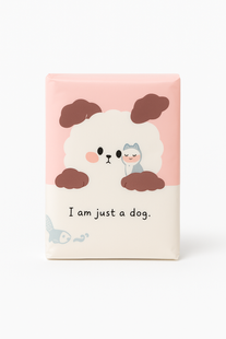Серветки сухі дитячі з малюнком &ldquo;I am just a dog&rdquo; без запаху, тришарові, 8шт. 0809 фото
