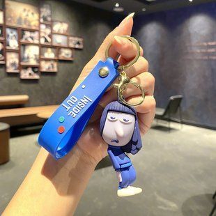 Брелок "Inside Out 2" Ennui ("Головоломка 2" Хандра) фиолетовый 040 фото
