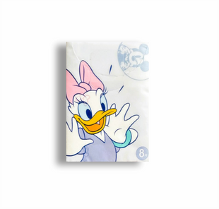 Серветки сухі дитячі з малюнком &ldquo;Daisy Duck Blue&rdquo; без запаху, тришарові, 8шт. 0821 фото