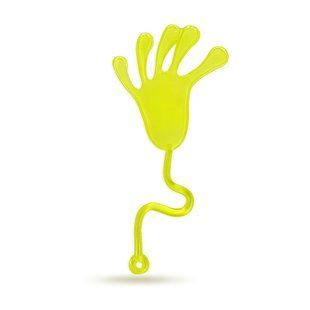 Игрушка-антистресс Рука липучка &laquo;StickyFun&raquo; желтый, силикон, 13,5х5,5см 0286 фото